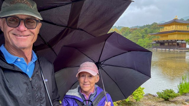 The day was a bit damp.